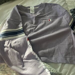 Champion Purple Long Sleeve Shirt